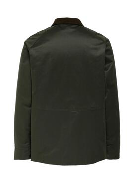 Veste Only and Sons Bob cirée verte pour homme