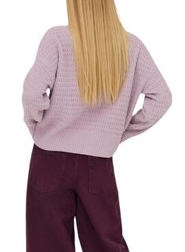 Maillot à col roulé mauve pour femme de la marque Globe