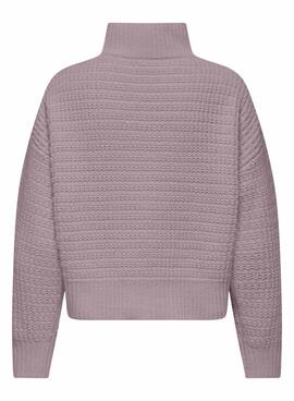 Maillot à col roulé mauve pour femme de la marque Globe