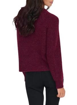 Maillot Only Gila grenat pour femme