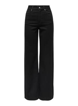 Pantalon en jean Only Madison Royal negro pour femme.