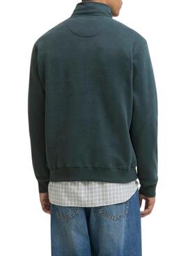 Sweat-shirt Jack and Jones Bleecker vert pour homme