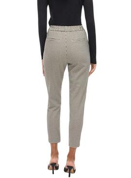 Pantalons Vila Vivarone à carreaux pour femme