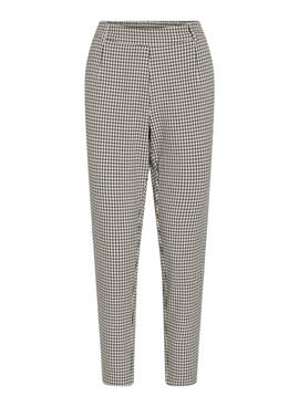 Pantalons Vila Vivarone à carreaux pour femme