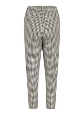 Pantalons Vila Vivarone à carreaux pour femme