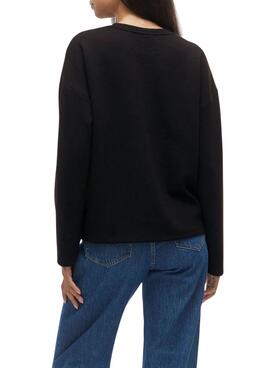 Sudadera Vila Visiffi noir pour femme