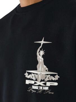 Sweatshirt Project x Paris Heart noire pour homme