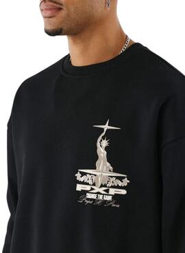 Sweatshirt Project x Paris Heart noire pour homme