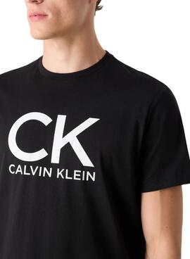 T-shirt Calvin Klein Graphic noir pour homme