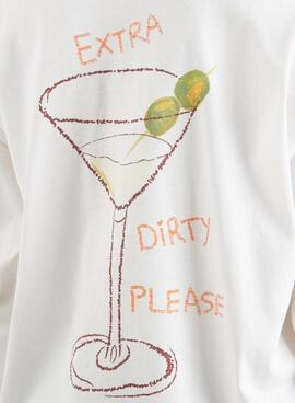 T-shirt Only Vivvi manches longues blanche pour femme