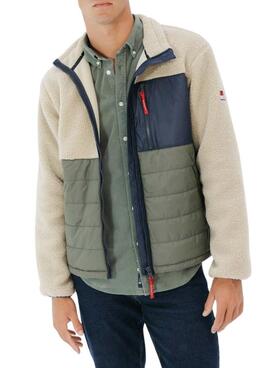 Veste El Pulpo en nylon et sherpa Estonia pour homme