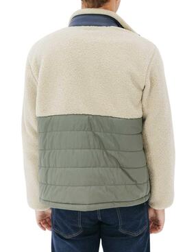 Veste El Pulpo en nylon et sherpa Estonia pour homme