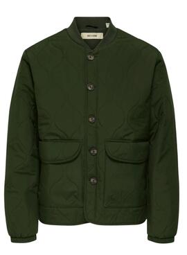 Veste matelassée verte pour homme Only and Sons, modèle Anton