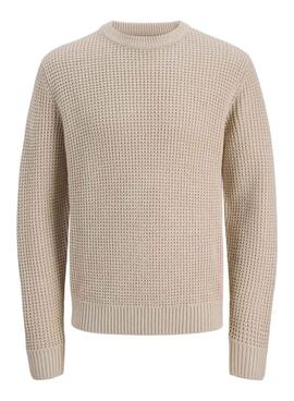 Maillot Jack and Jones Global beige pour homme