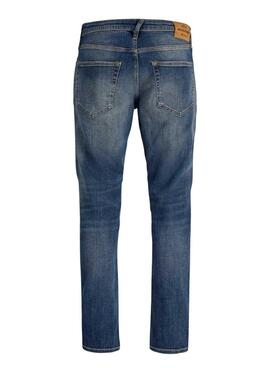 Jean Jack and Jones Glenn Cooper bleu pour homme.