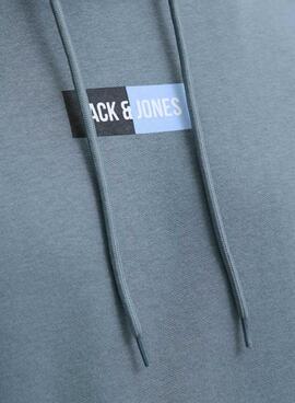 Sweat à capuche Jack and Jones bleu marine pour homme