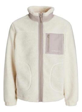 Veste Jack and Jones Soho teddy pour homme.