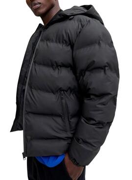 Veste matelassée noire Jack and Jones Elements pour homme.