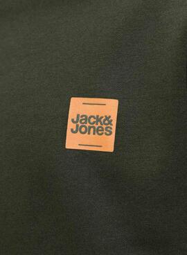 Sweat-shirt Jack and Jones Brandy vert pour homme