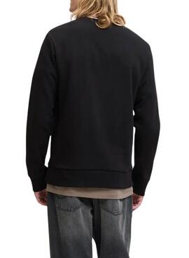 Sweatshirt Jack and Jones Brandy noir pour homme