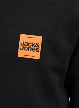 Sweatshirt Jack and Jones Brandy noir pour homme