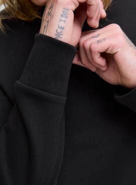 Sweatshirt Jack and Jones Brandy noir pour homme