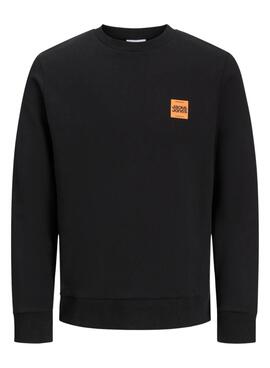 Sweatshirt Jack and Jones Brandy noir pour homme
