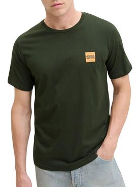 T-shirt Jack and Jones Brandy vert pour homme