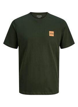 T-shirt Jack and Jones Brandy vert pour homme