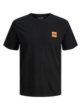 T-shirt Jack and Jones Brandy noir pour homme