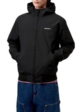 Veste Carhartt Sail à capuche noire pour homme