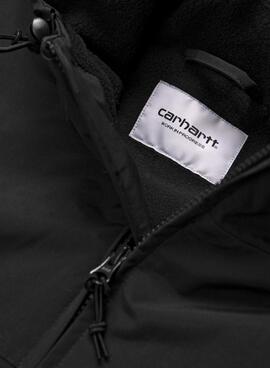 Veste Carhartt Sail à capuche noire pour homme
