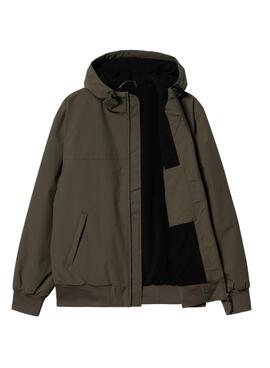 Veste de chasse Carhartt Sail avec capuche verte pour homme