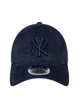 Casquette New Era Cord Yankees MLB Cord 9FORTY marine