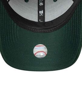 Casquette New Era Velour 9FORTY New York Yankees verte pour femmes