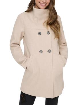 Manteau Beige Only Blake pour femme