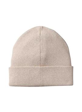 Bonnet Calvin Klein logo CK beige pour homme