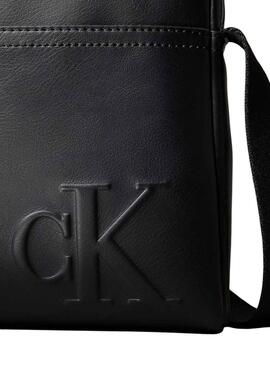 Sac Calvin Klein reporter avec logo noir pour homme