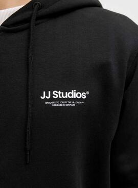 Sweatshirt Jack and Jones Soho noir pour homme