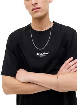 T-shirt Jack and Jones Soho noir pour homme