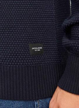 Maillot Jack and Jones Globe bleu marine pour hommes