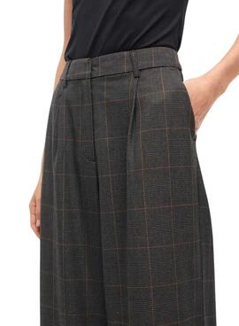 Pantalon Vila Vifalte à carreaux pour femme