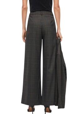 Pantalon Vila Vifalte à carreaux pour femme