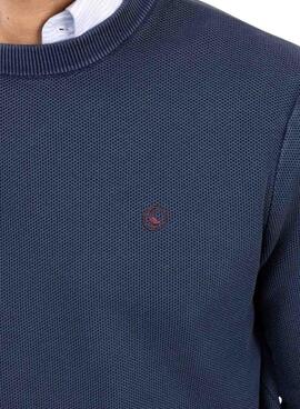 Maillot Le Ganso Structure Garment Dyed bleu pour homme