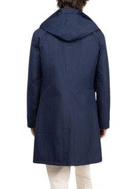 Trench-coat rembourré marine El Ganso pour homme