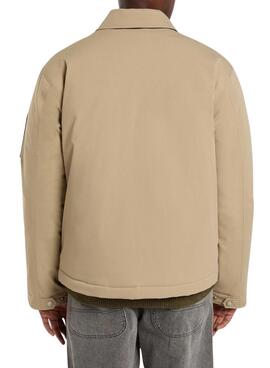 Veste de chasse Dickies doublée beige Eisenhower pour homme