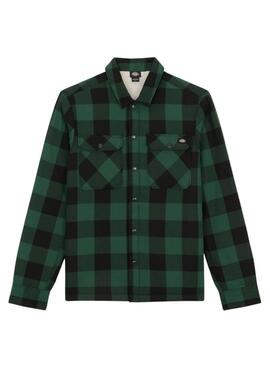 Chemise surchemise Dickies Sacramento verte et noire pour homme