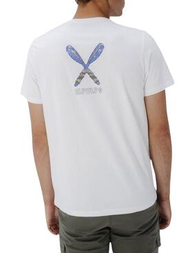 T-shirt El Pulpo Remos blanc pour homme