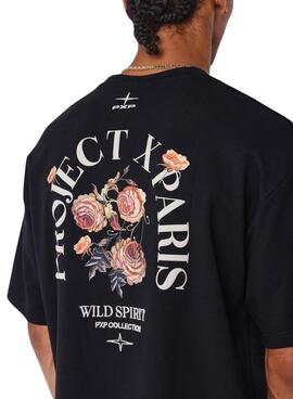 T-shirt Project x Paris Roses noir pour homme