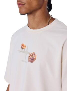 T-shirt Project x Paris Roses beige pour homme.
